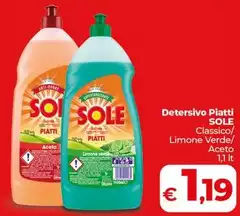 Sole - Detersivo Piatti Sole - Detersivo Piatti