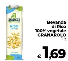 Granarolo - Bevanda Di Riso 100% Vegetale Granarolo - Bevanda Di Riso 100% Vegetale