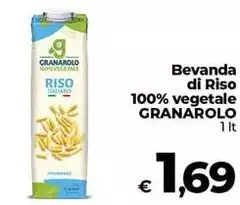 Granarolo - Bevanda Di Riso 100% Vegetale Granarolo - Bevanda Di Riso 100% Vegetale
