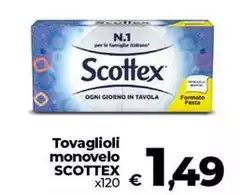 Scottex - Tovaglioli Monovelo Scottex - Tovaglioli Monovelo