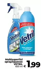 Vetril - Multisuperfici Spray/Squeeze Vetril - Multisuperfici Spray/Squeeze
