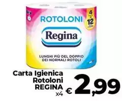 Regina - Carta Igienica Rotoloni Regina - Carta Igienica Rotoloni