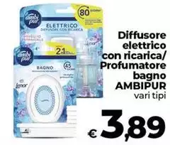 Ambi pur - Diffusore Elettrico Con Ricarica/ Profumatore Bagno Ambi pur - Diffusore Elettrico Con Ricarica/ Profumatore Bagno