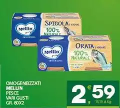 Mellin - Omogeneizzati Pesce