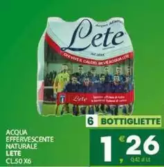 Lete - Acqua Effervescente Naturale