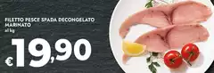 Filetto Pesce Spada Decongelato Marinato