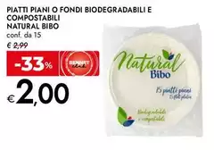 Naturale bio - Piatti Piani O Fondi Biodegradabili E Compostabili