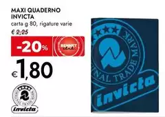 Invicta - Maxi Quaderno