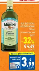 Monini - Olio Evo Cucina Delicata Monini - Olio Evo Cucina Delicata