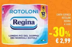 Regina - Carta Igienica Rotoloni
