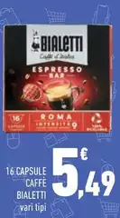 Bialetti - 16 Capsule Caffe Bialetti - 16 Capsule Caffe