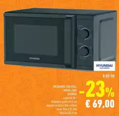 Hyundai - Microonde Con Grill 20bg