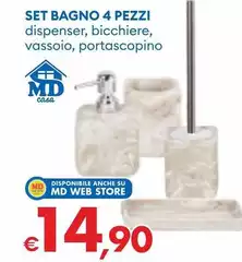 Set Bagno 4 Pezzi Set Bagno 4 Pezzi