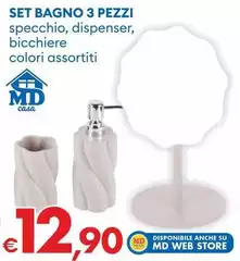 Set Bagno 3 Pezzi Set Bagno 3 Pezzi