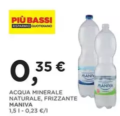 Maniva - Acqua Minerale Naturale, Frizzante Maniva - Acqua Minerale Naturale, Frizzante