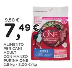 Purina - Alimento Per Cani Adult Con Manzo