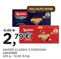 Loacker - Wafer Classic 5 Porzioni