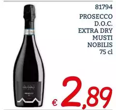 Musti Nobilis - Prosecco D.O.C. Extra Dry