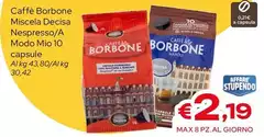 Caffe Borbone - Miscela Decisa Nespresso Caffe Borbone - Miscela Decisa Nespresso