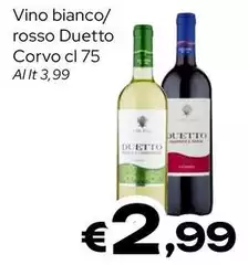Corvo - Vino Bianco/Rosso Duetto Corvo - Vino Bianco/Rosso Duetto