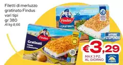 Findus - Filetti Di Merluzzo Gratinato Findus - Filetti Di Merluzzo Gratinato