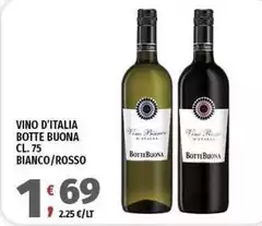 Botte buona - Vino D'italia Botte buona - Vino D'italia