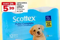 Scottex - Carta Igienica Pulito Completo Scottex - Carta Igienica Pulito Completo