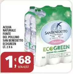San Benedetto - Acqua Naturale Fonte Del Pollino Ecogreen San Benedetto - Acqua Naturale Fonte Del Pollino Ecogreen