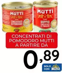 Mutti - Concentrati Di Pomodoro Mutti - Concentrati Di Pomodoro