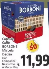 Caffe borbone - Capsule Caffè Miscela Decisa Caffe borbone - Capsule Caffè Miscela Decisa