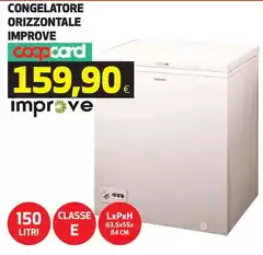 Improve - Congelatore Congelatore Orizzontale Improve - Congelatore Congelatore Orizzontale