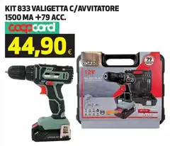 Kombo - Kit 833 Valigetta C/ Avvitatore 1500 Ma +79 Acc. Kombo - Kit 833 Valigetta C/ Avvitatore 1500 Ma +79 Acc.