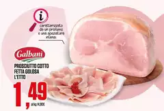 Galbani - Prosciutto Cotto Fetta Golosa Galbani - Prosciutto Cotto Fetta Golosa