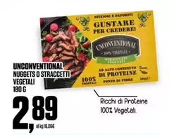 Unconventional - Nuggets O Straccetti Vegetali Unconventional - Nuggets O Straccetti Vegetali