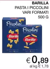 Barilla - Pasta I Piccolini Barilla - Pasta I Piccolini