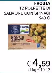 Frosta - 12 Polpette Di Salmone Con Spinaci Frosta - 12 Polpette Di Salmone Con Spinaci