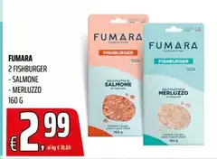 Fumara - 2 Fishburger Salmone Fumara - 2 Fishburger Salmone