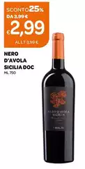 Nero D'Avola Sicilia DOC Nero D'Avola Sicilia DOC