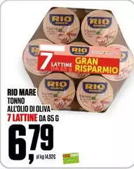 Rio Mare - Tonno All'Olio Di Oliva 7 Latte