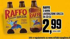 Raffo - 3 Birre Lavorazione Grezza Da Raffo - 3 Birre Lavorazione Grezza Da