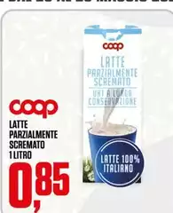 Coop - Latte Parzialmente Scremato Coop - Latte Parzialmente Scremato