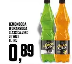 Lemon soda - Classica, Zero O Twist Lemon soda - Classica, Zero O Twist