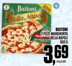 Buitoni - 2 Pizze Margherita Bella Napoli Buitoni - 2 Pizze Margherita Bella Napoli