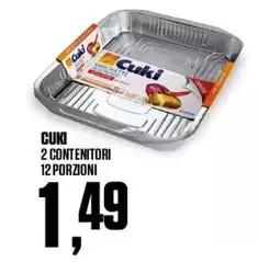 Cuki - 2 Contenitori 12 Porzioni