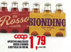 Coop - Aperitivo Analcolico Rosso O Biondo 6 Bottiglie