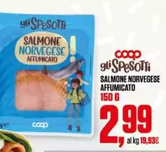 Coop - Salmone Norvegese Affumicato Coop - Salmone Norvegese Affumicato