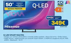 Hisense - Q-Led Smart 50A79Q