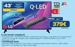 LG - Q-Led Smart 43QNED70