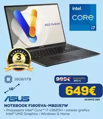 Asus - Notebook F1605VA-MB2167W