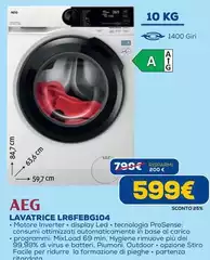 Aeg - Lavatrice LR6FEBG104 Aeg - Lavatrice LR6FEBG104